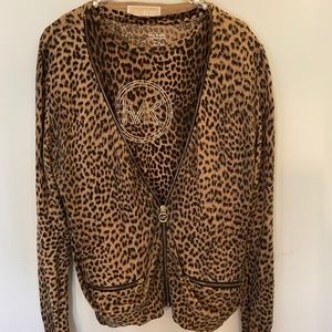 Michael Kors Animal Print Cardi set